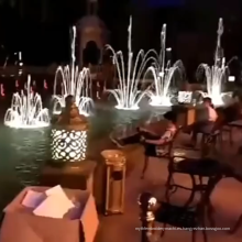 Fuente musical en el lago